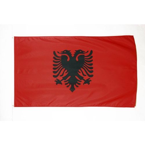 Albanien-Flagge AZ FLAG Flagge ALBANIEN 150x90cm