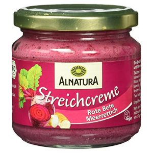 Alnatura-Brotaufstrich Alnatura Rote Bete-Meerrettich, 6 x 180 g