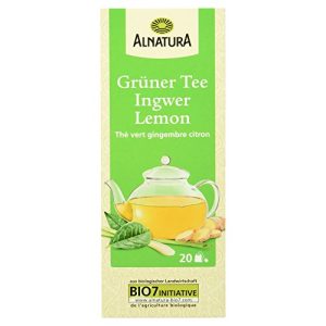 Alnatura-Tee Alnatura Bio Grüner Tee Ingwer Lemon, 20 x 1.5g