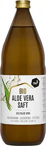 Aloe-vera-Saft (bio) nu3 Bio Aloe Vera Saft 1L in Glasflasche