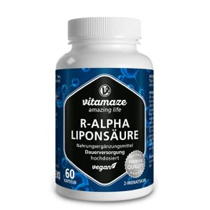 Alpha-Liponsäure Vitamaze – amazing life R- hochdosiert, 200 mg