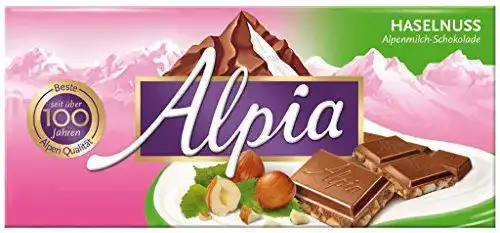 Alpia-Schokolade Alpia Haselnuss