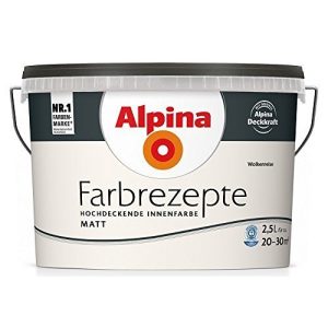 Alpina-Farbe Alpina Farbrezepte, 2,5l, Wolkenreise, für Innen, matt