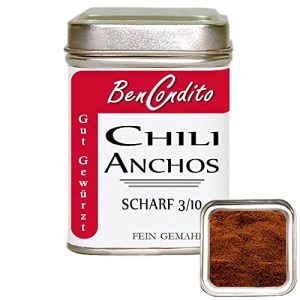 Ancho-Chili BenCondito, Ancho Chili gemahlen, 80g Dose