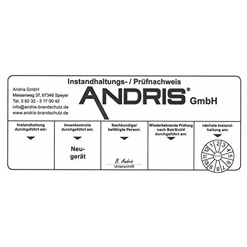 Andris-Feuerlöscher ANDRIS 2X Feuerlöscher 2kg CO2