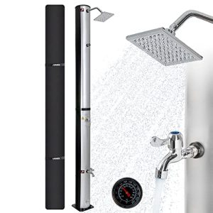 Arebos solar shower Arebos solar shower 199 cm with foot shower
