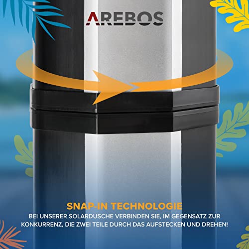 Arebos-Solardusche Arebos Solardusche, 35 Liter, 216 cm