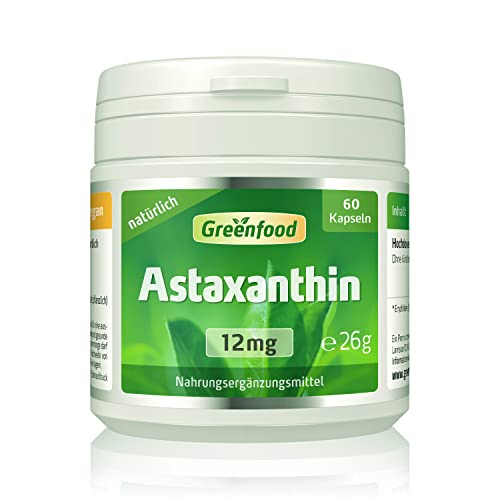Astaxanthin 12 mg Greenfood Astaxanthin, 12 mg, hochdosiert