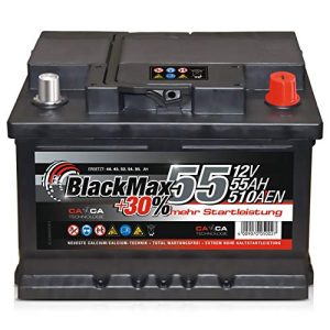 Autobatterie 60Ah BlackMax Autobatterie 12V 60Ah 540A Starter