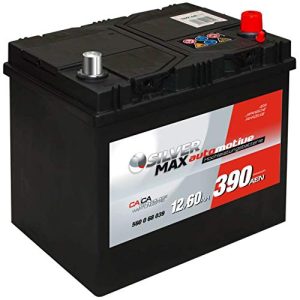 Autobatterie 60Ah BlackMax Starterbatterie ASIA SilverMax 12V