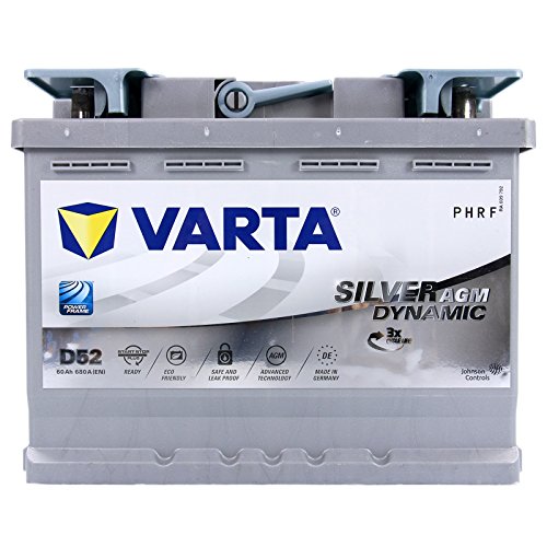 Autobatterie 60Ah Varta Silver Dynamic AGM D52 60Ah 12V