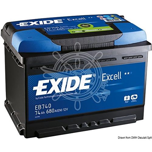 Autobatterie 62 Ah EXIDE EB620 Excell Starterbatterie 12V 62Ah