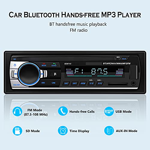 Autoradio mit Fernbedienung Andven, Bluetooth, Auto FM Radio