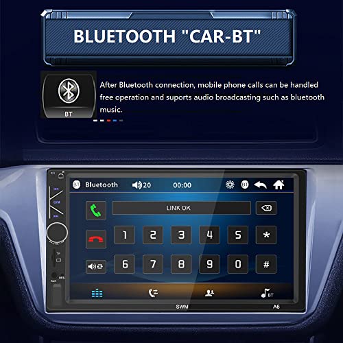 Autoradio mit Rückfahrkamera Hodozzy Autoradio Bluetooth