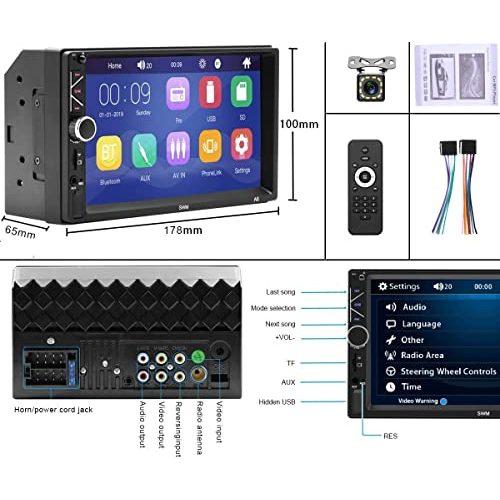 Autoradio Touchscreen Hodozzy Autoradio Bluetooth