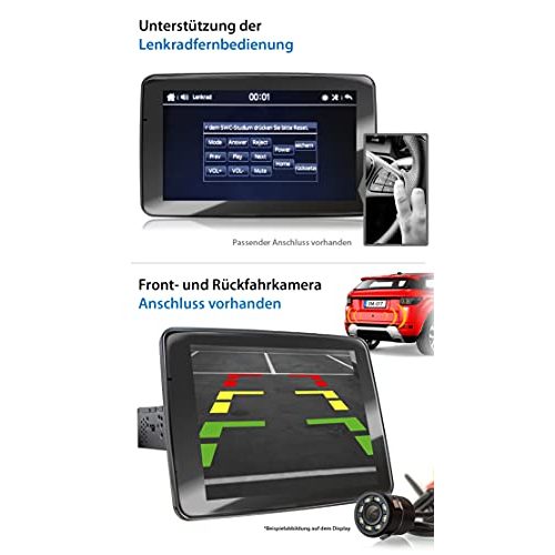 Autoradio Touchscreen XOMAX XM-V911R Autoradio mit 9 Zoll