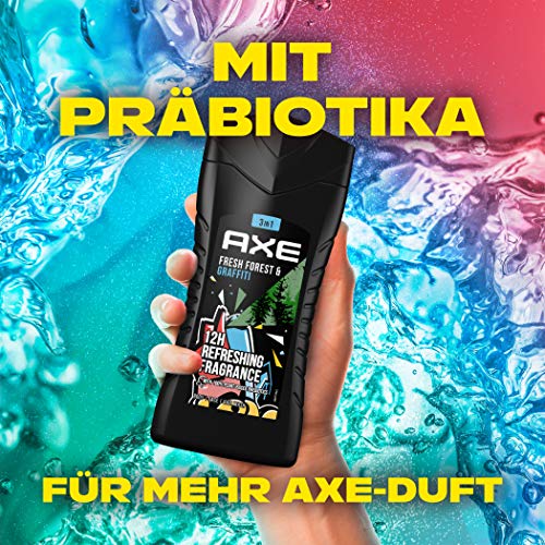 Axe-Duschgel Axe Fresh Forest & Graffiti 3in1 Duschgel Herren 6er