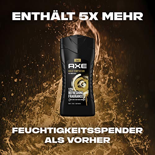 Axe-Duschgel Axe Gold Temptation 3in1 Duschgel Herren 6er Pack