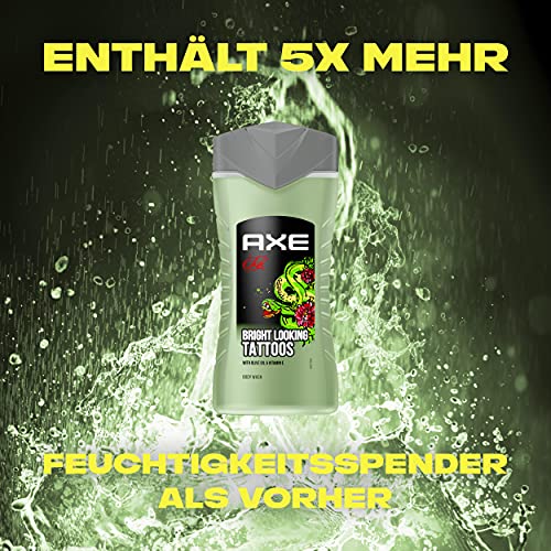 Axe-Duschgel Axe Tattoo Duschgel Herren 6er Pack mit Olivenöl
