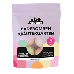 Badebomben #be routine Set Kräutergarten, 300 g