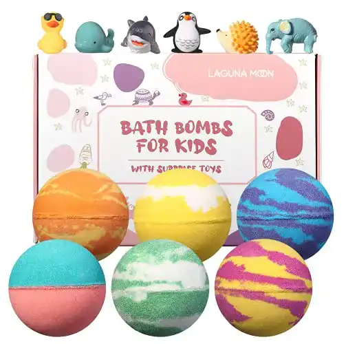 Die beste Badebomben Lagunamoon Kinder, Geschenkset 6pcs , Badespaß 2026 Test Bestseller Badebomben Lagunamoon Kinder, Geschenkset 6pcs , Badespaß