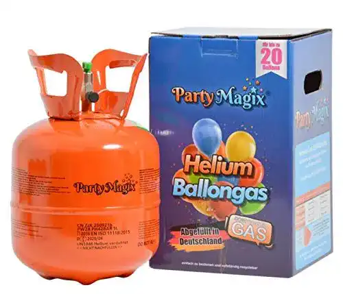Ballongas PartyMagix Heliumgasflasche Premium für 20 Ballons