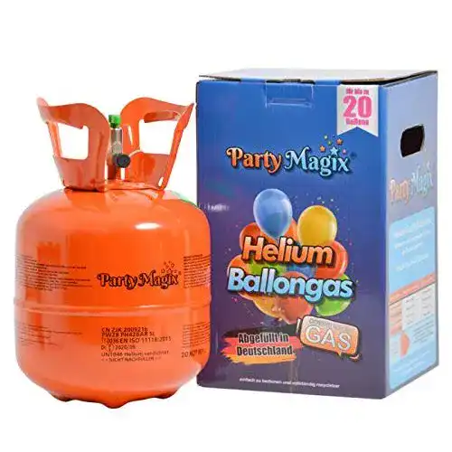 Ballongas PartyMagix Heliumgasflasche Premium für 20 Ballons
