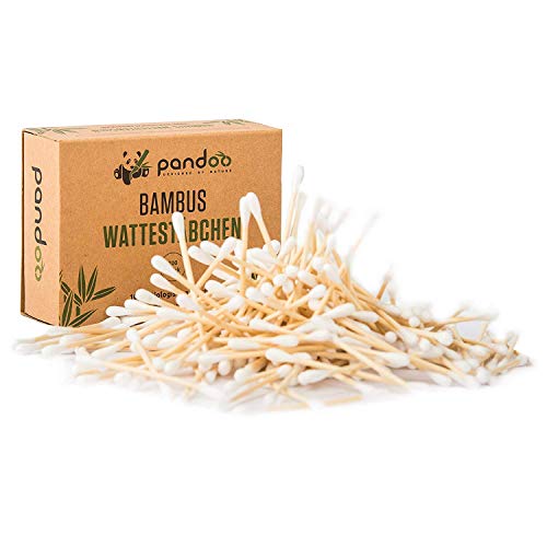 Die beste bambus wattestaebchen pandoo 4er pack plastikfrei Bestsleller kaufen