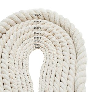 Baumwollseil fastar Seil Baumwolle, handgefertigt, 12mm/20m