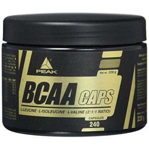 BCAA-Kapseln PEAK BCAA Caps, 240 Kapseln à 950mg