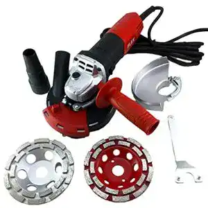 Betonschleifer Werkmax Set – Flex Winkelschleifer + WM Absaughaube + 2 x Diamantschleiftopf
