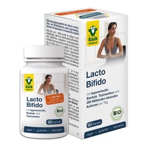 Bifidobakterien Raab Vitalfood Bio Lacto Bifido Kapseln, 90 Stück