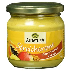 Bio-Brotaufstrich Alnatura Bio Streichcreme Curry-Mango-Papaya