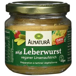 Bio-Brotaufstrich Alnatura wie Leberwurst veganer Aufstrich, 6er