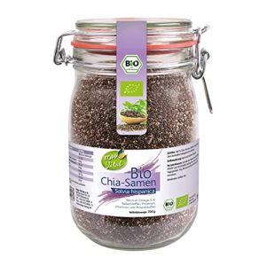 Bio-Chia-Samen Kopp Vital Bio Chia-Samen im Bügelglas, 700 g