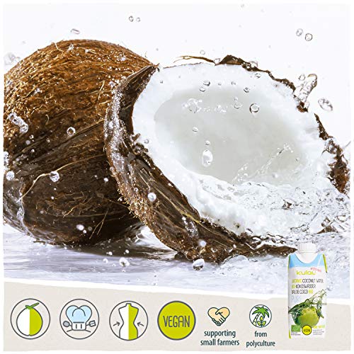 Bio-Kokoswasser Kulau Bio Kokoswasser Pure 330 ml, 12er Pack