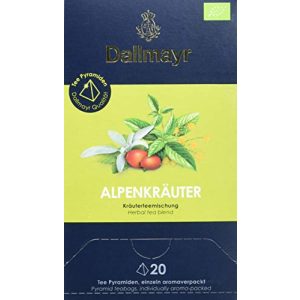 Bio-Kräutertee Dallmayr Teepyramide Alpenkräuter Bio, 50 g