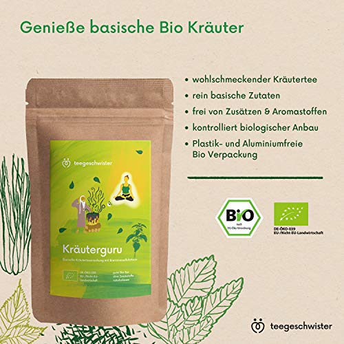 Bio-Kräutertee teegeschwister ® Basischer BIO Kräuter-Tee, 80g