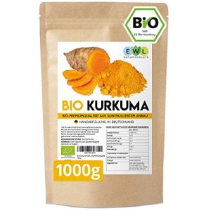Bio-Kurkuma-Pulver EWL Naturprodukte Bio Kurkuma Pulver 1kg