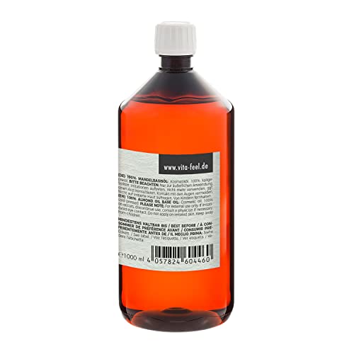 Bio-Mandelöl Mea Vita VitaFeel Mandel Basisöl, 1000 ml vegan