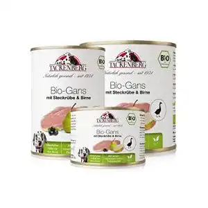 Bio-Nassfutter Hund Tackenberg Bio-Gans mit Steckrübe & Birne