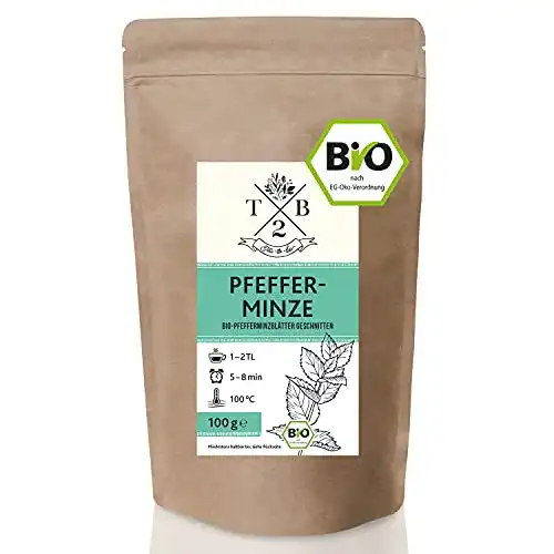 Bio-Pfefferminztee T2B Pfefferminztee BIO-Tee geschnitten, 100g