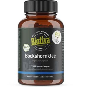 Bockshornklee-Kapseln Biotiva, 150 Stück, 600mg Pulver