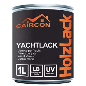 Bootslack weiß CAIRCON Yachtlack, für Holz, Reinweiß, 1L