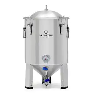 Brauanlage Klarstein Gärkeller Bier, mit Thermometer, konisch