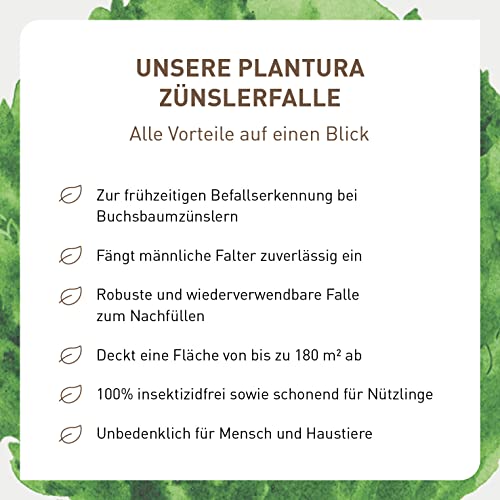 Buchsbaumzünsler-Falle Plantura Zünslerfalle, insektizidfrei