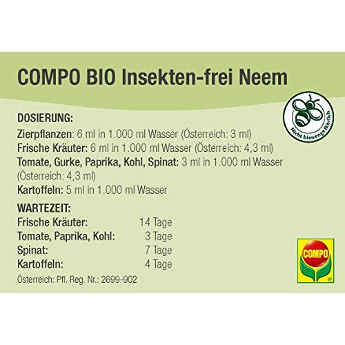 Buchsbaumzünsler-Spritzmittel Compo Bio Insekten-frei Neem