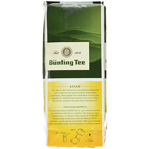 Bünting-Tee Bünting Tee Assam 250 g lose, 7er Pack