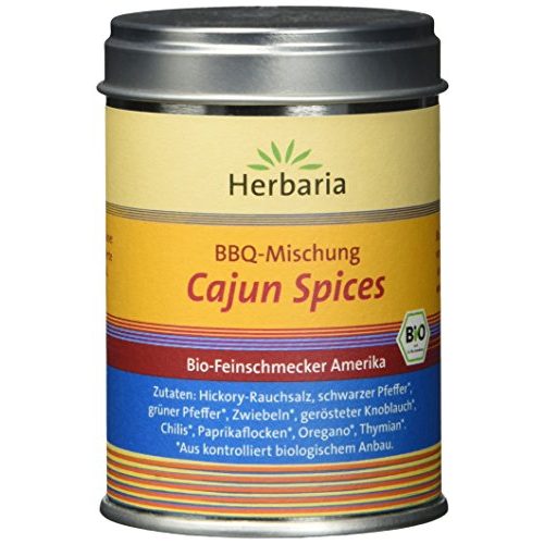 Die beste cajun gewuerz herbaria cajun spices gewuerzmischung 80 g dose Bestsleller kaufen