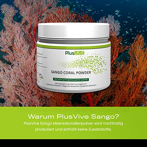 Calcium-Pulver Plusvive Sango Korallen Pulver 300 Gramm